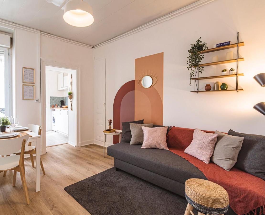 Le Zola - Charmant 2 Chambres - Centre Gare Реймс Экстерьер фото